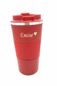 Kişiye Özel Çift Katmanlı Paslanmaz Çelik 500 Ml Kupa Araç Kahve Çay Termos Bardak -1549kır - 2