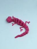 3D Hareketli Bukalemun Figürlü Oyuncak - Pembe thumbnail 3