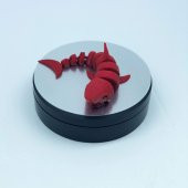 3D Hareketli Köpek Balığı Figürlü Oyuncak - Kırmızı - 6