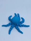 3 Boyutlu Hareketli Ahtapot Oyuncak & Masa Dekoru -Mavi thumbnail 7