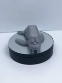 3D Hareketli Deniz Aygırı / Mors Figürlü Oyuncak - Gri thumbnail 5