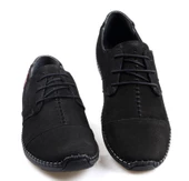 Tardelli 3667-2 Siyah Ortapedik Erkek Nubuk Deri Ayakkabı - 5