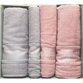 ÖZDİLEK BLOSSOM BEST SET PEMBE-GRİ - 1