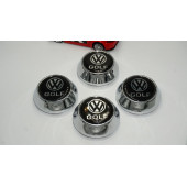 Volkswagen Golf Konik Jant Göbek Kapağı Seti 65mm - 2