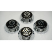 Volkswagen Golf Konik Jant Göbek Kapağı Seti 65mm - 3