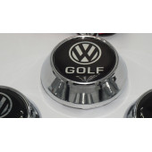 Volkswagen Golf Konik Jant Göbek Kapağı Seti 65mm - 4