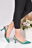 Papuçcity Synergy 02245 7 Cm Topuklu Kadın Stiletto Abiye Ayakkabı - 2