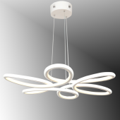 TT Aydınlatma TT308-BY  Papatya Modeli Mat Beyaz 2 Renk Modüllü Led Avize - 1