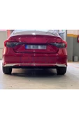 Honda Civic Krom Arka Difüzör 3 parça 2021 Üzeri Paslanmaz Çelik thumbnail 2