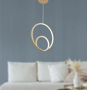 TT Aydınlatma TT004-ESK  Göz Modeli Eskitme Boyalı Led Avize thumbnail 3