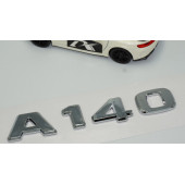 DK Benz A140 Bagaj Krom ABS 3M 3D Yazı Logo thumbnail 3