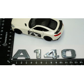 DK Benz A140 Bagaj Krom ABS 3M 3D Yazı Logo thumbnail 4