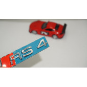 Audi RS4 Yeni Nesil Turkuaz 3M 3D Bagaj Logo Orjinal ürün - 1