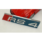Audi RS4 Yeni Nesil Turkuaz 3M 3D Bagaj Logo Orjinal ürün - 4
