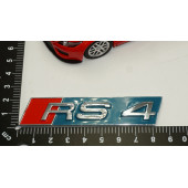 Audi RS4 Yeni Nesil Turkuaz 3M 3D Bagaj Logo Orjinal ürün - 5