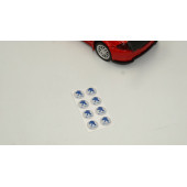 Peugeot Logo Jant Torpido Direksiyon 9mm Damla Sticker Logo Seti - 2