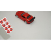 Citroen Logo Jant Torpido Direksiyon 9mm Damla Sticker Logo Seti thumbnail 1