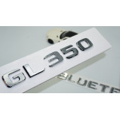 DK Tuning GL350 Bluetec Bagaj Krom ABS Yazı Logo Benz İle Uyumlu - 1