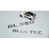 DK Tuning GL350 Bluetec Bagaj Krom ABS Yazı Logo Benz İle Uyumlu - 2