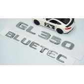 DK Tuning GL350 Bluetec Bagaj Krom ABS Yazı Logo Benz İle Uyumlu - 3