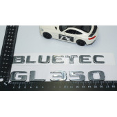 DK Tuning GL350 Bluetec Bagaj Krom ABS Yazı Logo Benz İle Uyumlu - 4