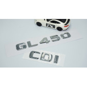 DK Tuning GL450 CDi Bagaj Krom ABS Yazı Logo Benz İle Uyumlu - 2