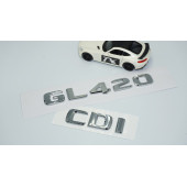 DK Tuning GL420 CDi Bagaj Krom ABS Yazı Logo Benz İle Uyumlu thumbnail 2