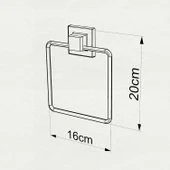 TEKNOTEL DELME VİDA MATKAP YOK! easyFIX YAPISKANLI KARE HAVLULUK MAT SİYAH EF234 - 3