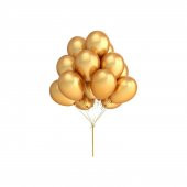 Metalik Balon Gold 25 Adet - 1