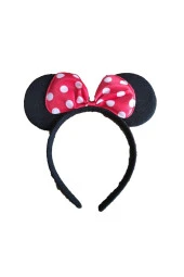 Mickey - Mini Mouse Taç Fiyonk Taç - Pembe - 2