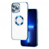 iPhone 12 Pro Kılıf Kamera Korumalı Logo Gösteren Zore Omega Kapak - 1