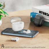 SHAZA Air7 Gürültü Azaltma ENC 4 Mikrofonlu Bluetooth 5.3 TWS Kulaklık Beyaz - 5