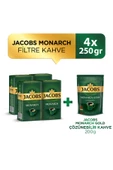 Jacobs Monarch Filtre Kahve 250 gr x 4 Adet + Jacobs Monarch Filtre Kahve 200 gr - 1