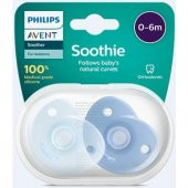 AVENT SOOTHİE 0-6 AY ERKEK 2 Lİ EMZİK - 1