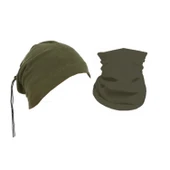 Kalın Polar Boyunluk İpli Bere Haki thumbnail 1