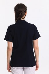 COSMOS- Kadın Likralı Lacivert Üniforma Üst thumbnail 3