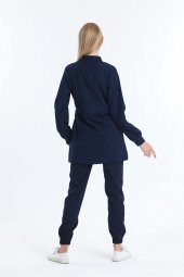 Wio Uniform JASMINE - Kadın Likralı Lacivert Tesettür Üniforma Takımı - 2