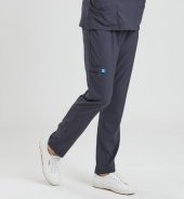 BASIC- Erkek Likralı Koyu Gri Üniforma Pantolon - 1