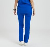 Wio Uniform BASIC- Kadın Likralı Royal Mavi Üniforma Pantolon - 2