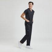 BASIC- Erkek Likralı Siyah Üniforma Pantolon - 3