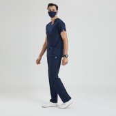 BASIC- Erkek Likralı Lacivert Üniforma Pantolon - 3