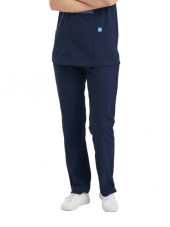 BASIC- Kadın Likralı Lacivert Üniforma Pantolon thumbnail 1