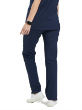 BASIC- Kadın Likralı Lacivert Üniforma Pantolon thumbnail 2