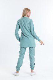 Wio Uniform JASMINE - Kadın Likralı Mint Yeşili Tesettür Üniforma Takımı - 2