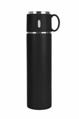 316l Kaliteli Paslanmaz Çelik 580 ml Bardaklı Termos Siyah - 1
