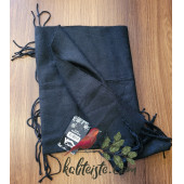 Erkek Atkı Mat Siyah - 2