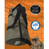SEVBAGS 600 DENYE ASKERİ HAKİ SİLİNDİR SPOR ÇANTASI - 1