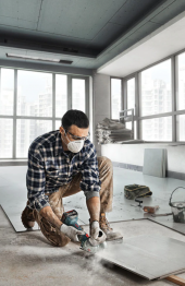 Bosch Professional GWS 180-LI 2x4ah Çift Akülü Taşlama Makinesi - 06019H9021 - 2