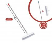 FLORA FT508 KROM MOP APARATI VE F162 SERT YER FIRÇASI - 1
