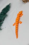 3D Hareketli Oyuncak Kertenkele - Turuncu thumbnail 6